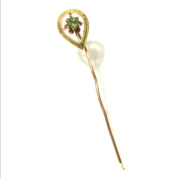 Antique Victorian / Edwardian Gold Stick Pin - Picture 2 of 6